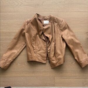 Xhilaration Women's Brown Leather Jacket